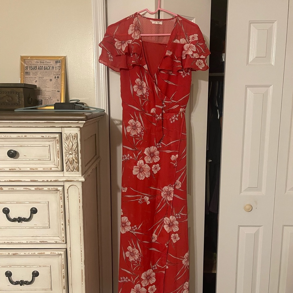 Red dress size large